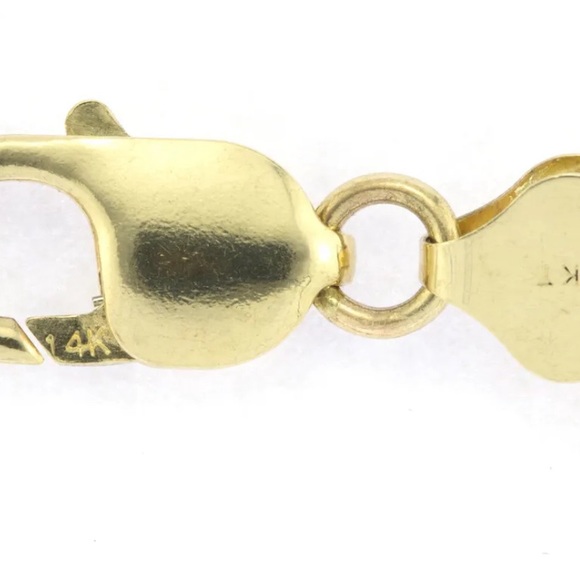 Stunning New 14k Yellow 22” Gold Rope Chain Italy 1.5 grams - Picture 8 of 9